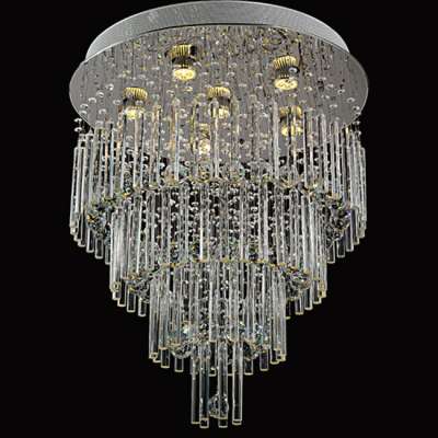 Luxury Crystal contemporary GU10 Crystal Chandelier Hanging LED Lamp Bedroom decorative Pendant Light